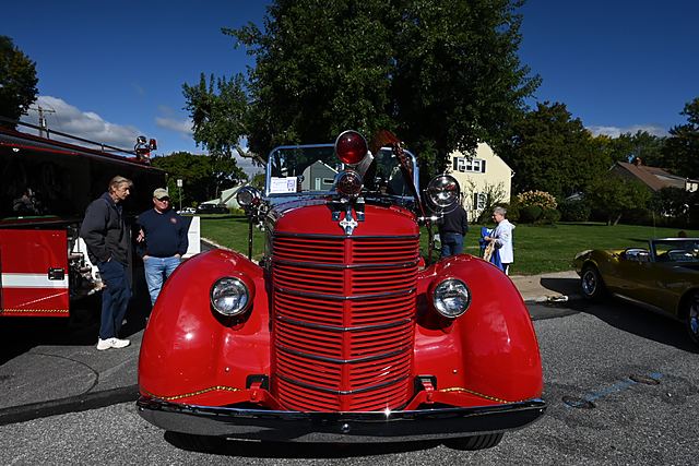 The 2022 Police & Fire Car Show, Wyndmoor PA. Photo by John Geileibter.